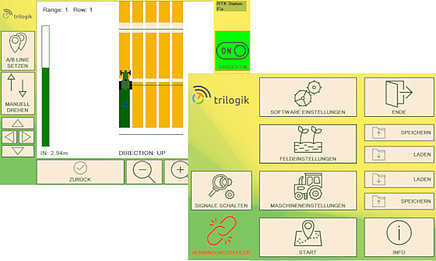 Parzellentrigger Frontend Frontend-Ansichten der Parzellentrigger-Software